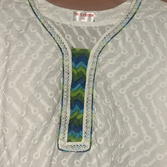 COTTON DRESS SZ MEDIUM - Picture 5 of 6